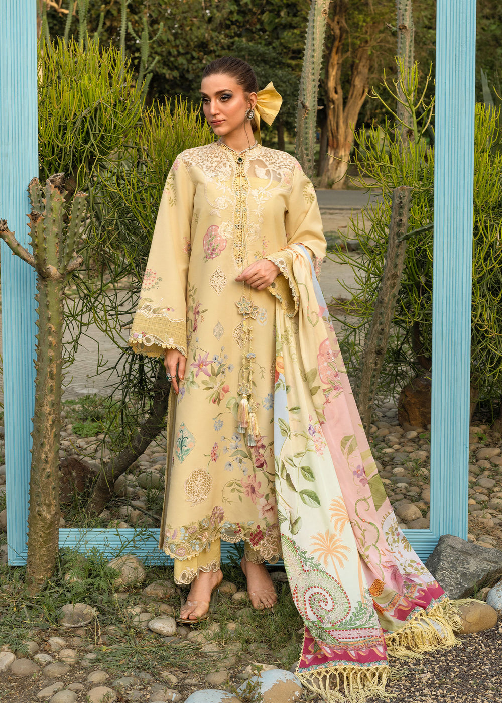 Saira Shakira | Bloom Lawn | MAELLE 1A - by Libasekhas - Registered Vendor of : Saira Rizwan - 100% Original Designer Dress