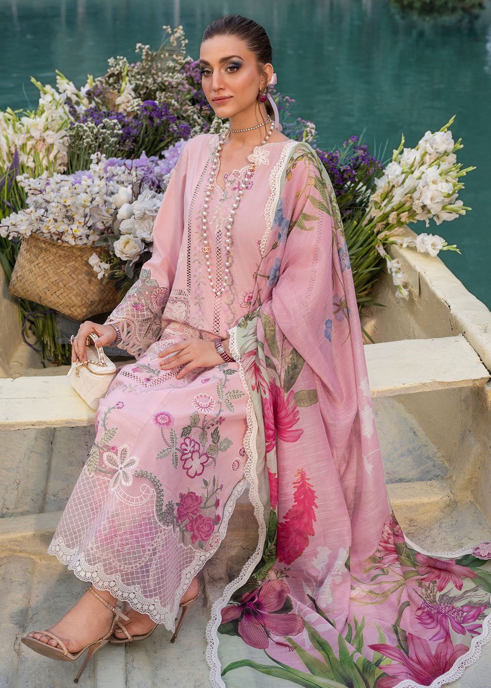 Saira Shakira | Bloom Lawn | IRIS 1A - by Libasekhas - Registered Vendor of : Saira Rizwan - 100% Original Designer Dress