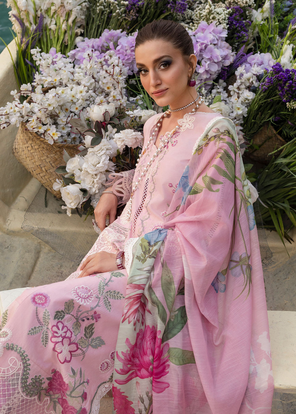 Saira Shakira | Bloom Lawn | IRIS 1A - by Libasekhas - Registered Vendor of : Saira Rizwan - 100% Original Designer Dress
