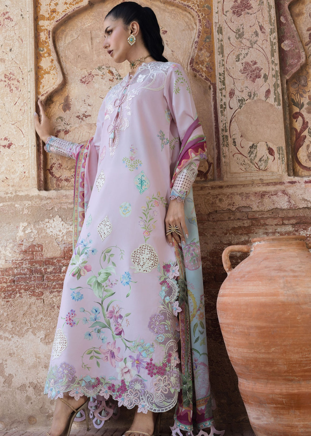 Saira Shakira | Bloom Lawn | MAELLE 1B - by Libasekhas - Registered Vendor of : Saira Rizwan - 100% Original Designer Dress