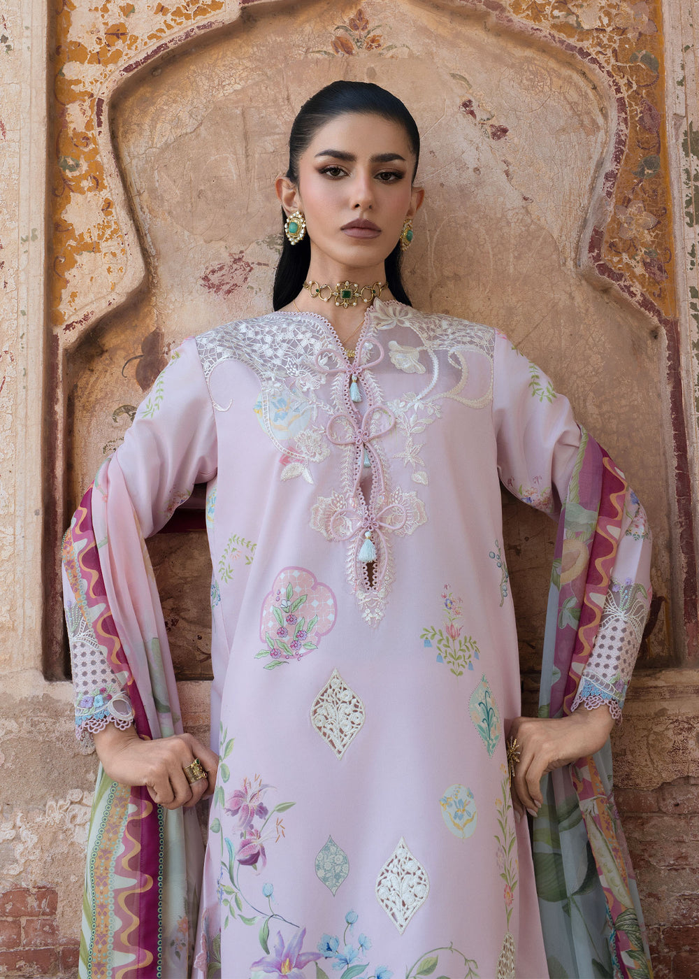 Saira Shakira | Bloom Lawn | MAELLE 1B - by Libasekhas - Registered Vendor of : Saira Rizwan - 100% Original Designer Dress