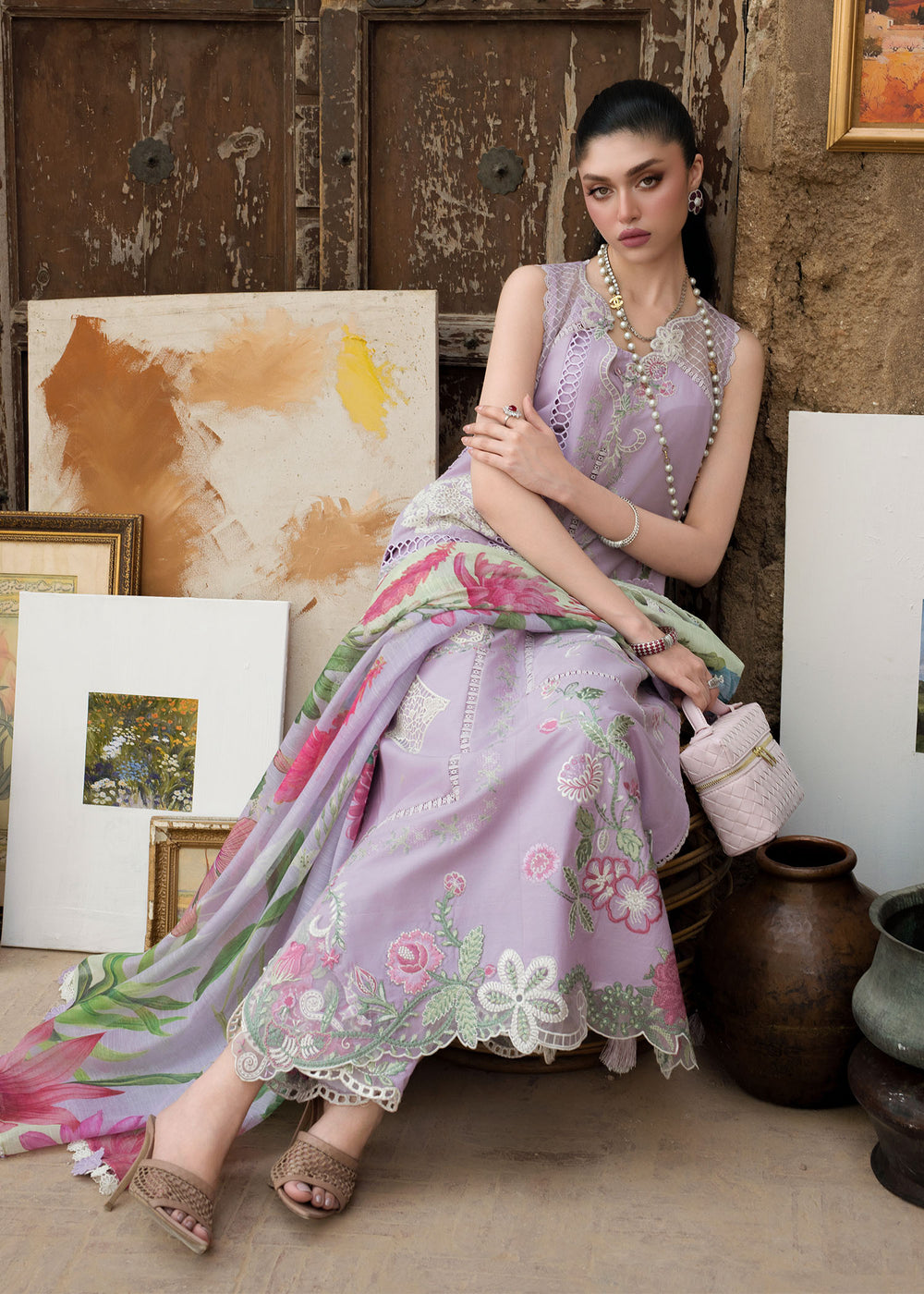 Saira Shakira | Bloom Lawn | IRIS 1B - by Libasekhas - Registered Vendor of : Saira Rizwan - 100% Original Designer Dress