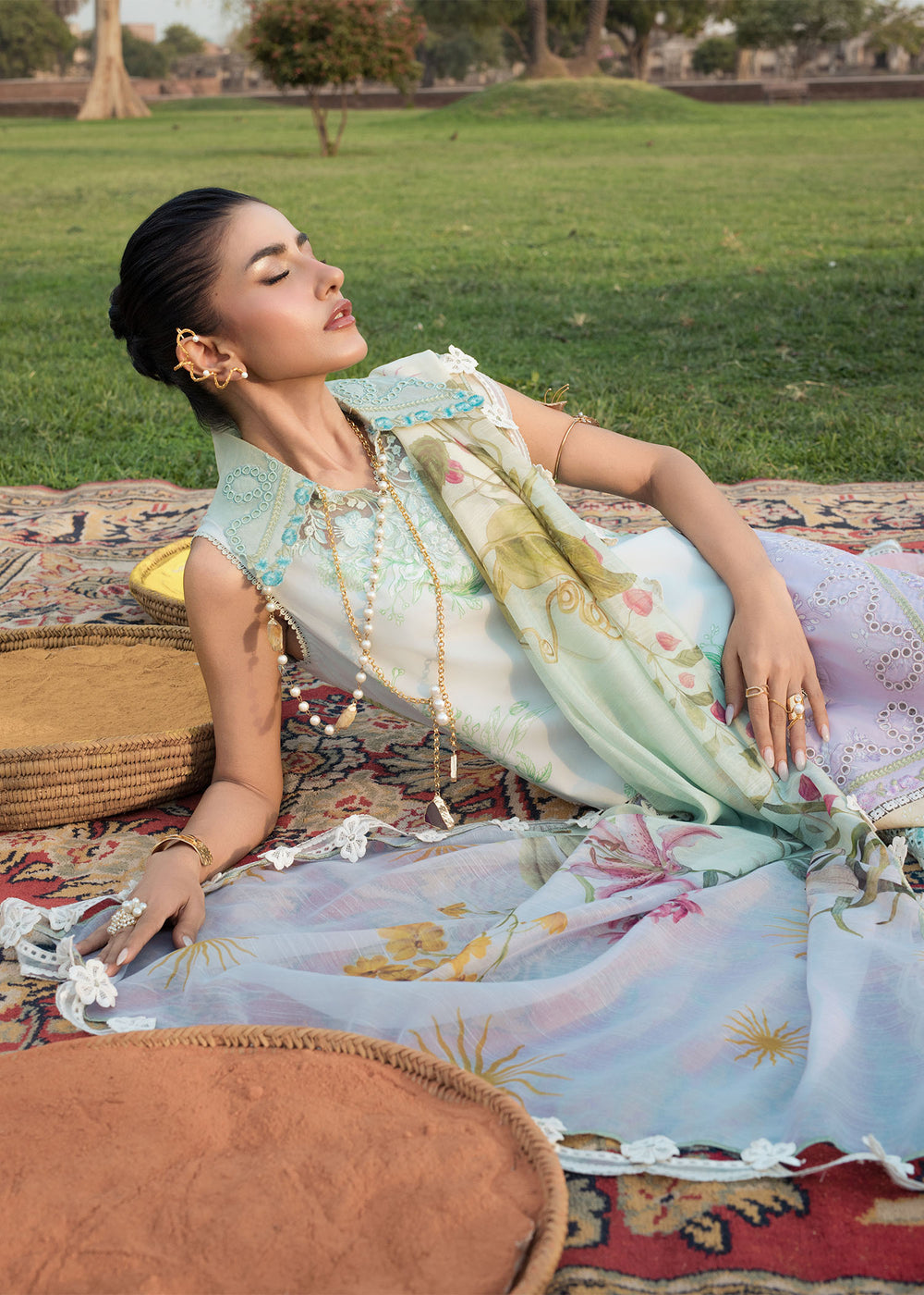 Saira Shakira | Bloom Lawn | AVA 1A - by Libasekhas - Registered Vendor of : Saira Rizwan - 100% Original Designer Dress