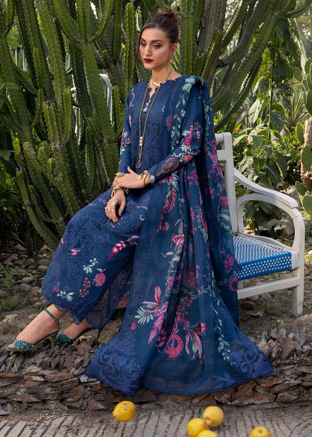 Saira Shakira | Bloom Lawn | ZELIE 1B - by Libasekhas - Registered Vendor of : Saira Rizwan - 100% Original Designer Dress