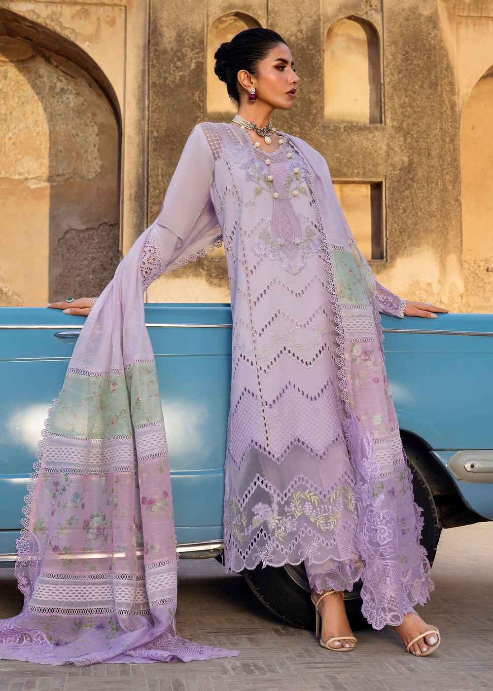 Saira Shakira | Bloom Lawn | AMBRE 1A - by Libasekhas - Registered Vendor of : Saira Shakira - 100% Original Designer Dress