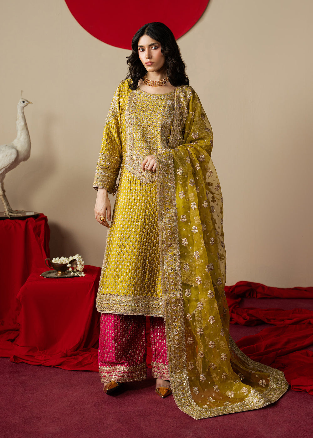Haseens | Gulal Formals | Zarqam - by Libasekhas UK - Registered Vendor of : Haseens - 100% Original Designer Dress