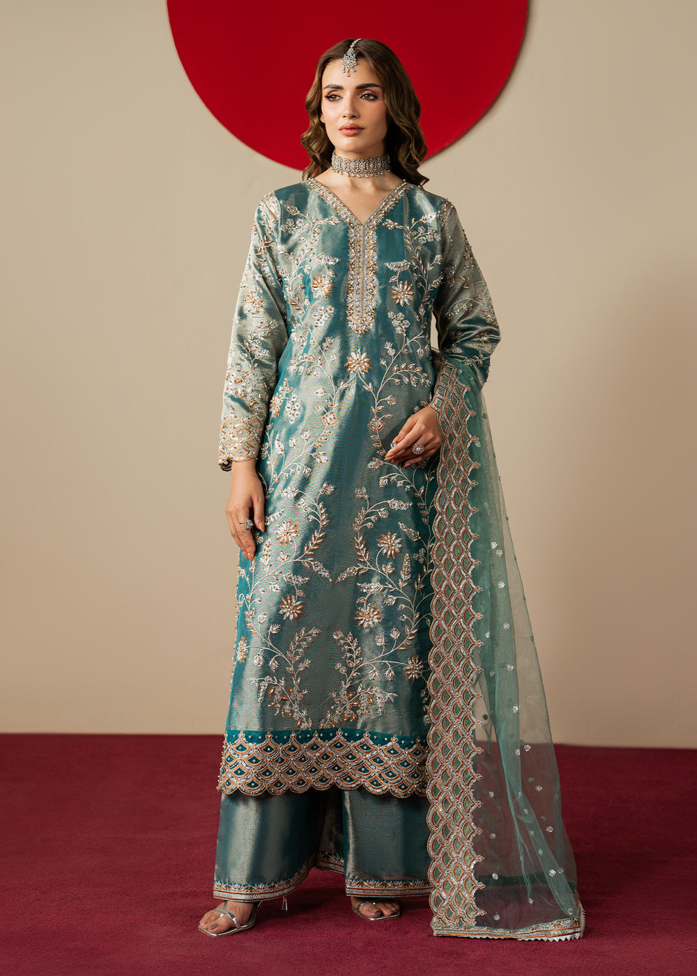 Haseens | Gulal Formals | Aroha - by Libasekhas UK - Registered Vendor of : Haseens - 100% Original Designer Dress