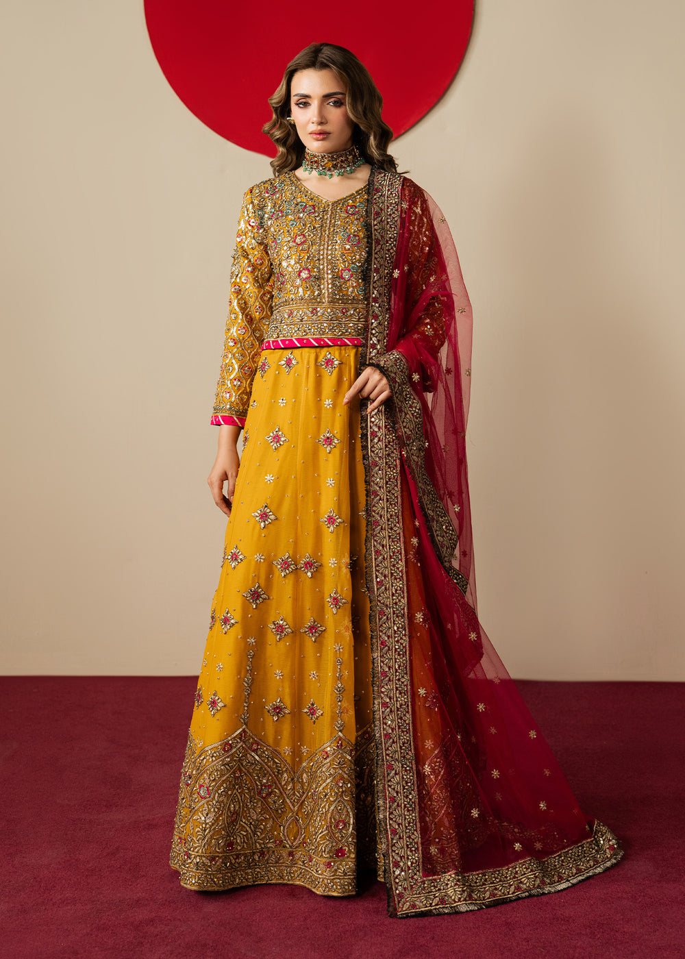 Haseens | Gulal Formals | Mehrun - by Libasekhas UK - Registered Vendor of : Haseens - 100% Original Designer Dress
