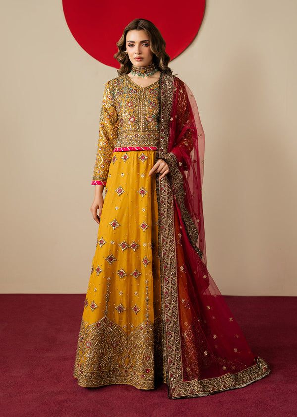Haseens | Gulal Formals | Mehrun - by Libasekhas UK - Registered Vendor of : Haseens - 100% Original Designer Dress