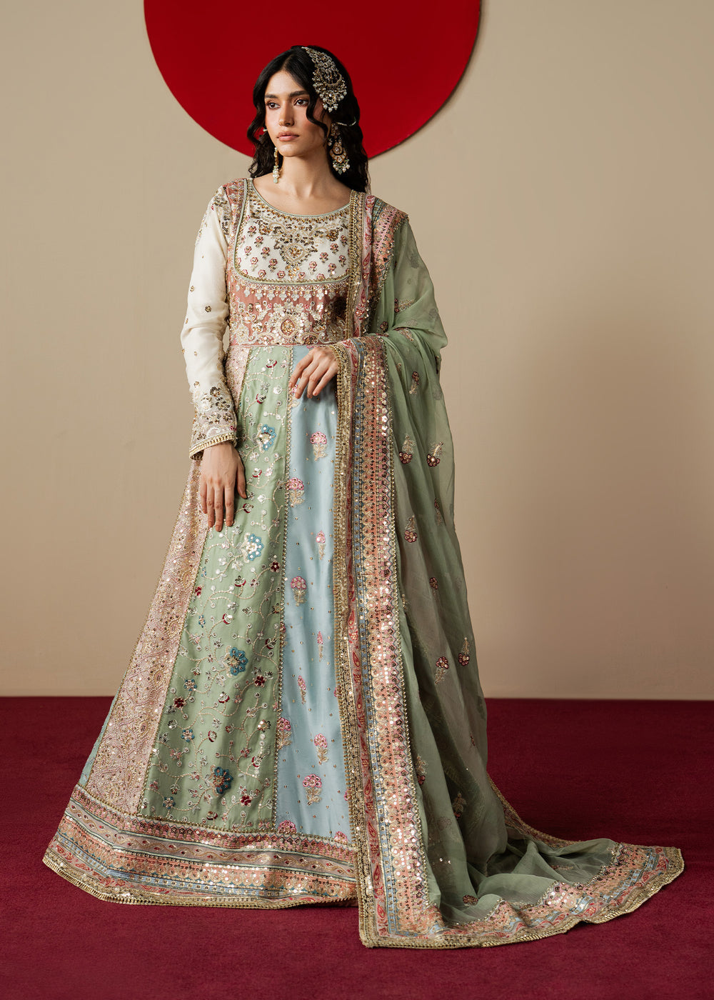 Haseens | Gulal Formals | Shahzadi - by Libasekhas UK - Registered Vendor of : Haseens - 100% Original Designer Dress