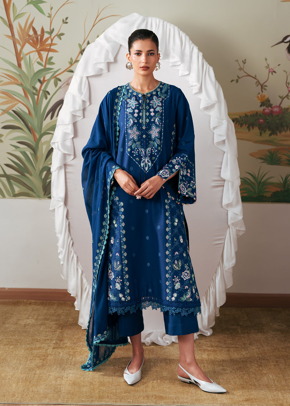 Sadaf Fawad Khan | Solace 26 |Tulip Turn - by Libasekhas UK - Registered Vendor of : Sadaf Fawad Khan - 100% Original Designer Dress