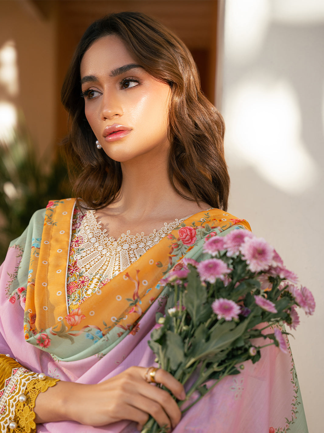 Bin Ilyas | Hazel Printed Lawn 25 | 2072 - B - by - Libasekhas UK - Registered Vendor of : Bin Ilyas - 100% Original Designer Dresss