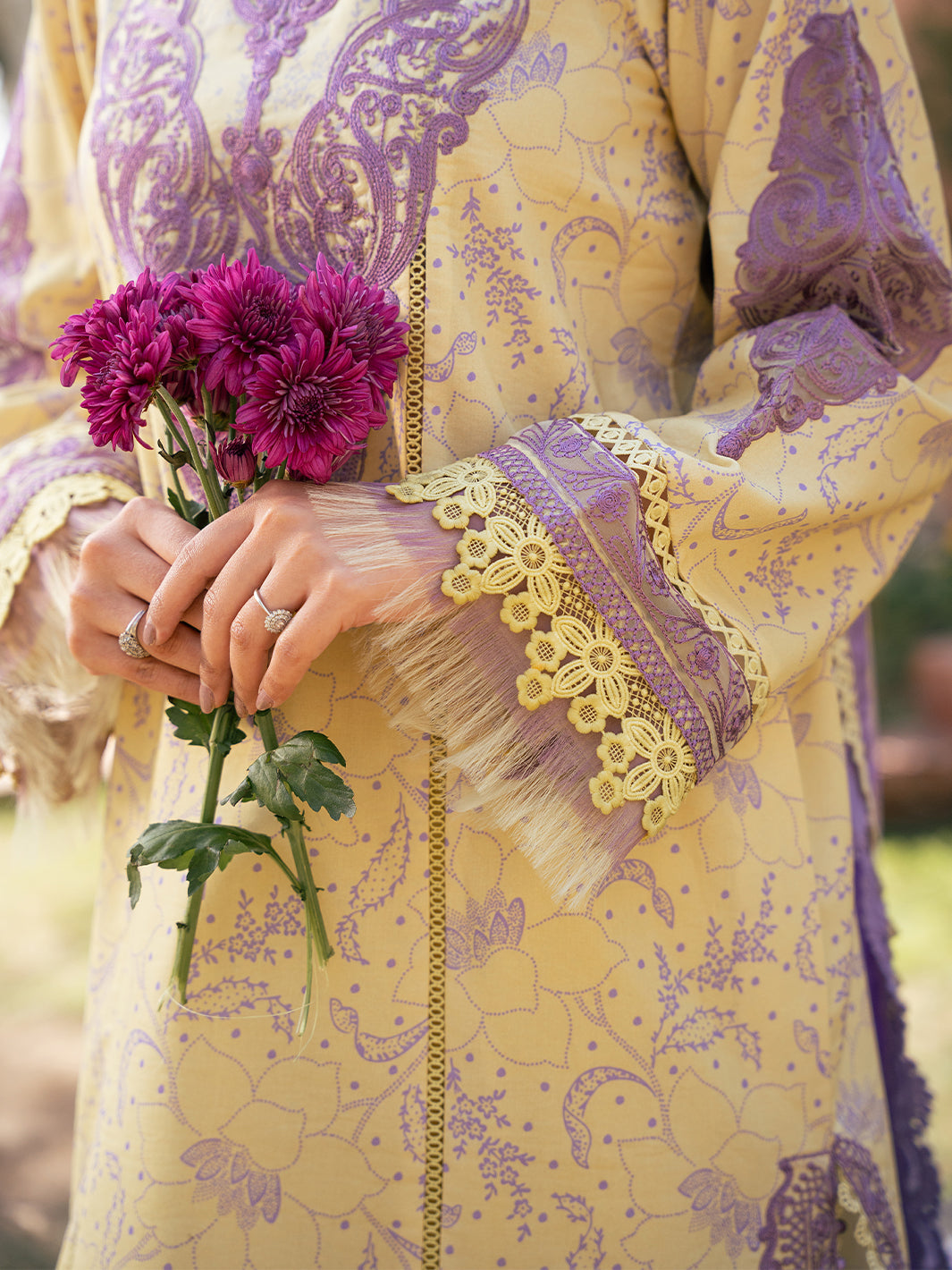 Bin Ilyas | Hazel Printed Lawn 25 | 2074 - A - by - Libasekhas UK - Registered Vendor of : Bin Ilyas - 100% Original Designer Dresss