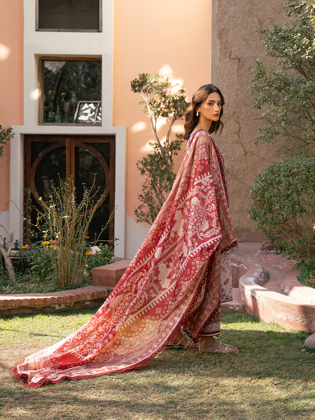Bin Ilyas | Hazel Printed Lawn 25 | 2074 - B - by - Libasekhas UK - Registered Vendor of : Bin Ilyas - 100% Original Designer Dresss