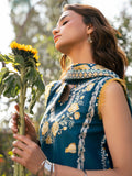 Bin Ilyas | Hazel Printed Lawn 25 | 2077 - B - by - Libasekhas UK - Registered Vendor of : Bin Ilyas - 100% Original Designer Dresss