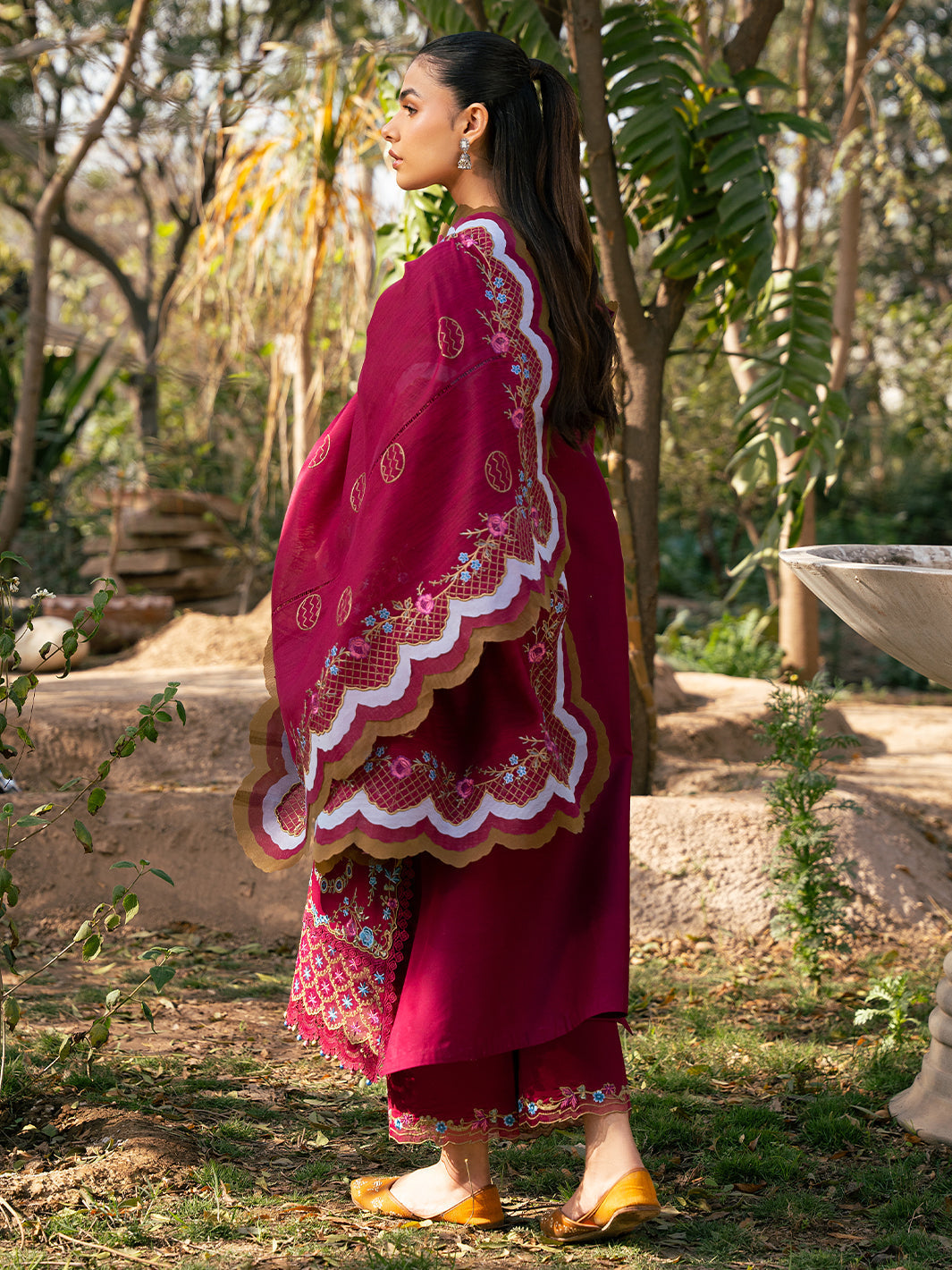 Bin Ilyas | Hazel Printed Lawn 25 | 2078 - A - by - Libasekhas UK - Registered Vendor of : Bin Ilyas - 100% Original Designer Dresss