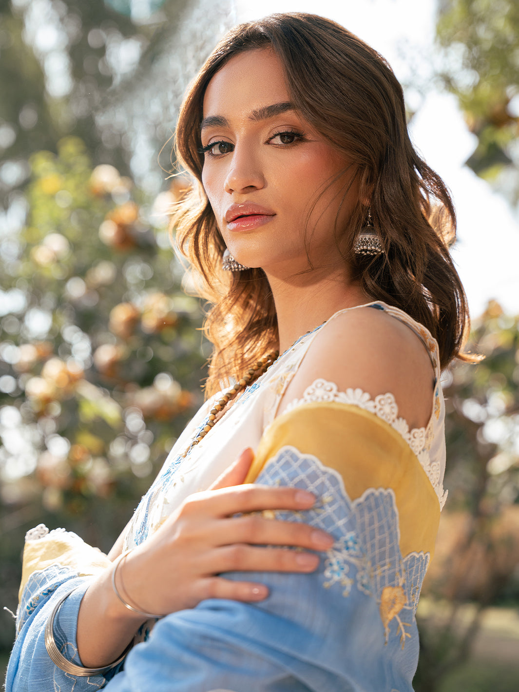 Bin Ilyas | Hazel Printed Lawn 25 | 2078 - B - by - Libasekhas UK - Registered Vendor of : Bin Ilyas - 100% Original Designer Dresss
