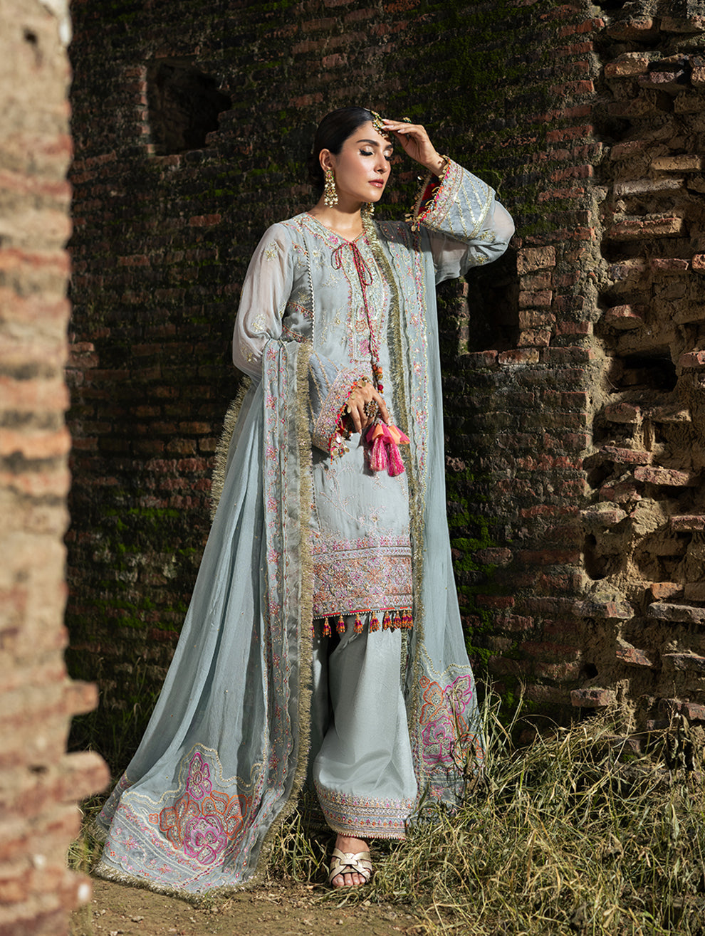 Jade | Dastaan Wedding Formals 25 | 7DASTAAN 2025 - by Libasekhas UK - Registered Vendor of : Jade - 100% Original Designer Dress