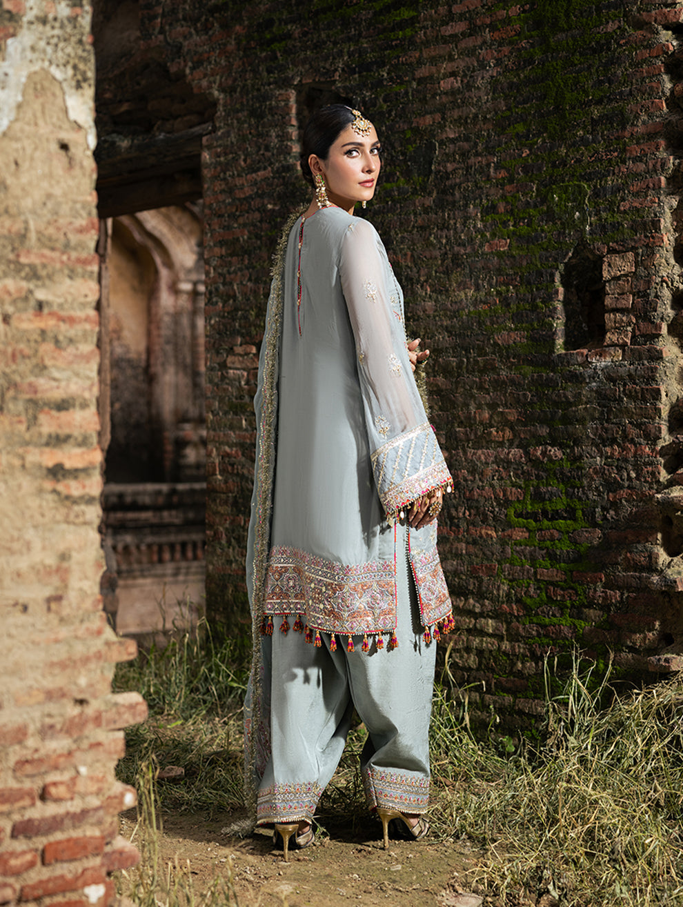 Jade | Dastaan Wedding Formals 25 | 7DASTAAN 2025 - by Libasekhas UK - Registered Vendor of : Jade - 100% Original Designer Dress