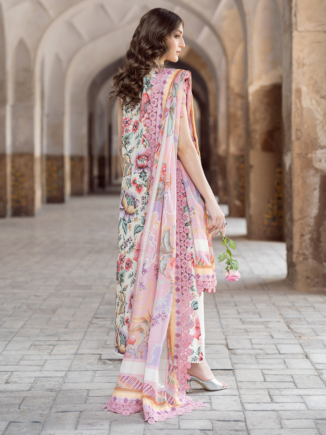 Bin Ilyas | Naqsh Naaz Luxury Lawn 25 | 2085 - C - by - Libasekhas UK - Registered Vendor of : Bin Ilyas - 100% Original Designer Dresss