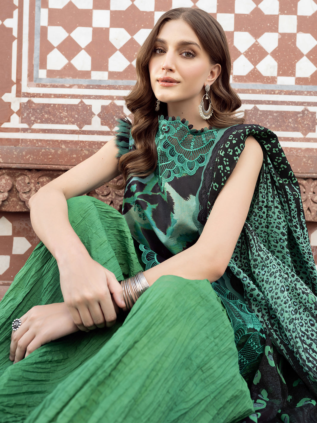 Bin Ilyas | Naqsh Naaz Luxury Lawn 25 | 2086 - A - by - Libasekhas UK - Registered Vendor of : Bin Ilyas - 100% Original Designer Dresss