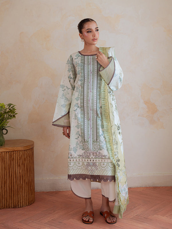Jade | Cambric 25 | URBANE CAMBRIC PRINTS 2025 H - by Libasekhas UK - Registered Vendor of : Jade - 100% Original Designer Dress