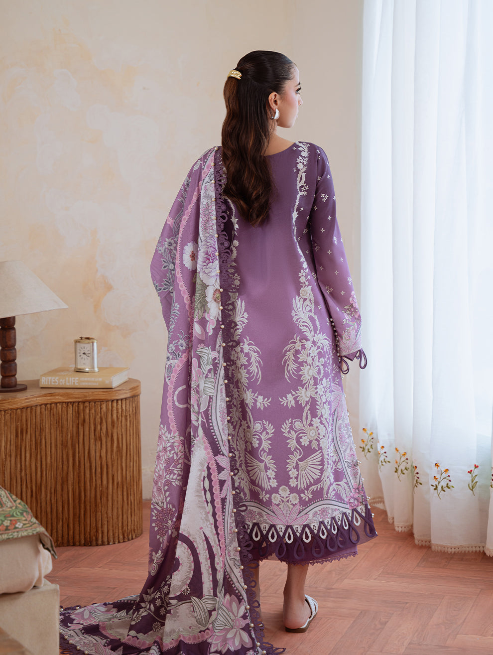 Jade | Cambric 25 | URBANE CAMBRIC PRINTS 2025 J - by Libasekhas UK - Registered Vendor of : Jade - 100% Original Designer Dress