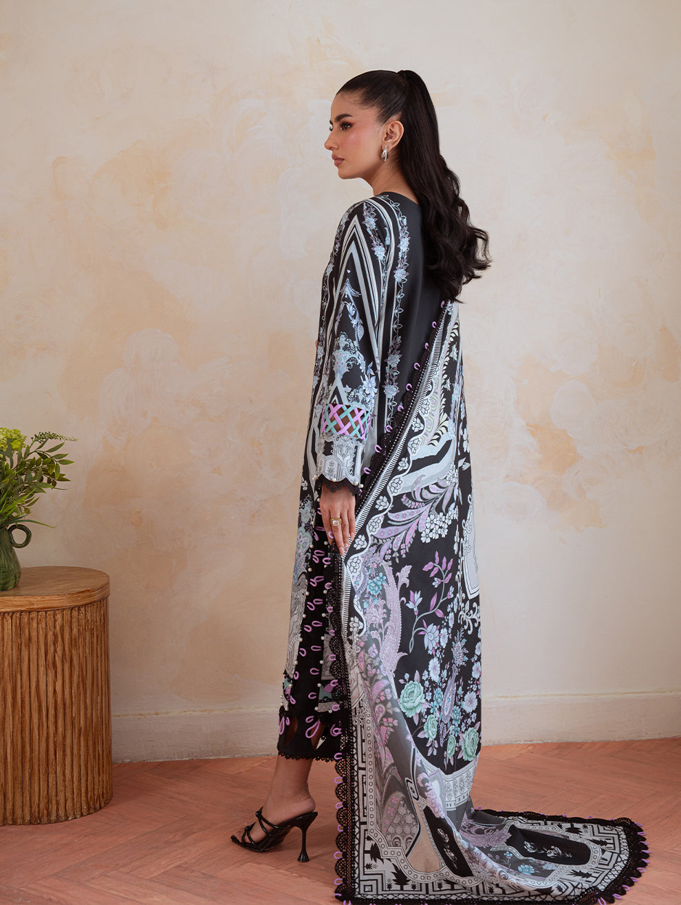 Jade | Cambric 25 | URBANE CAMBRIC PRINTS 2025 Q - by Libasekhas UK - Registered Vendor of : Jade - 100% Original Designer Dress