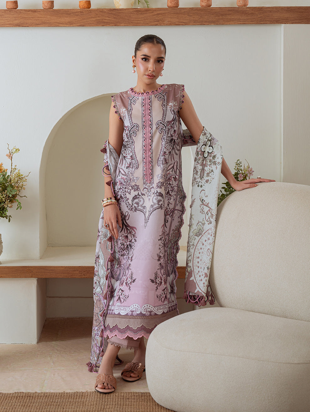 Jade | Cambric 25 | URBANE CAMBRIC PRINTS 2025 AG - by Libasekhas UK - Registered Vendor of : Jade - 100% Original Designer Dress