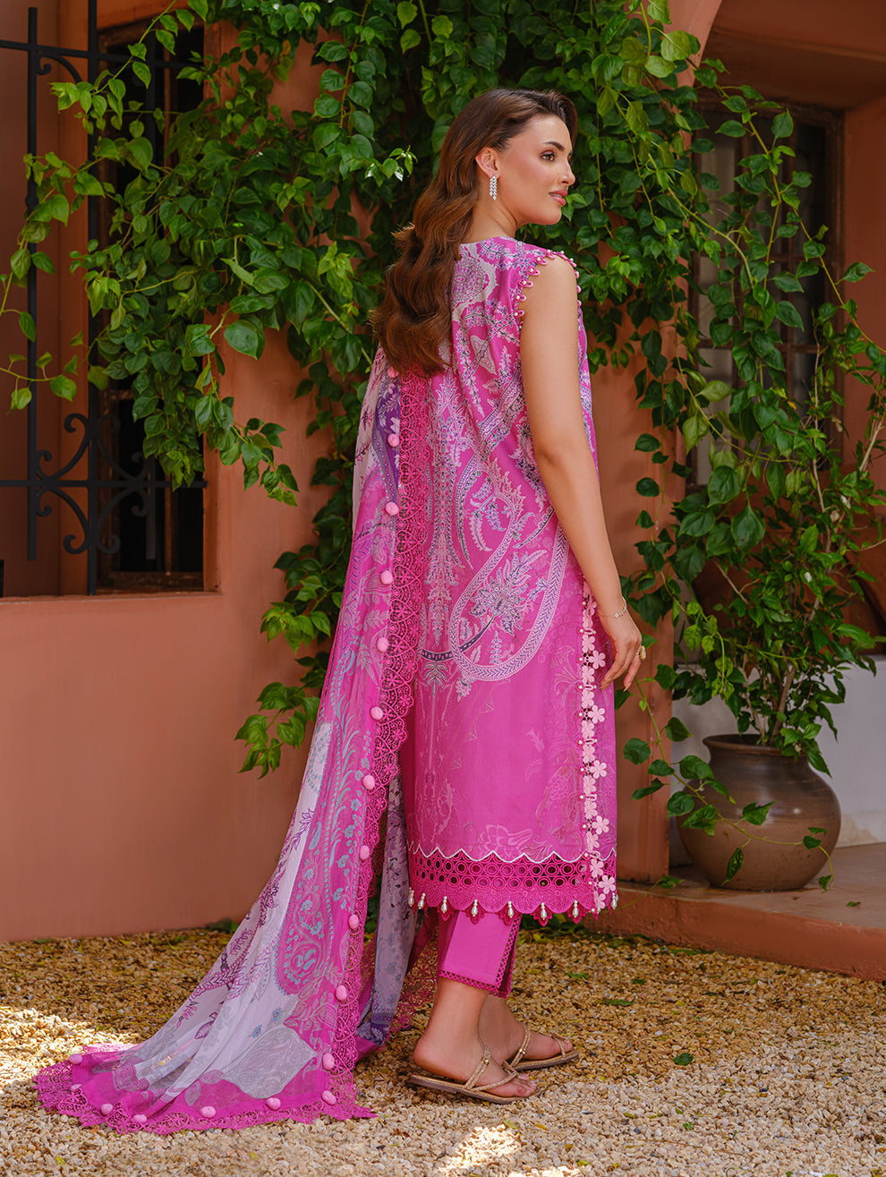 Jade | Cambric 25 | URBANE EMBROIDERED CAMBRIC 25 PK - by Libasekhas UK - Registered Vendor of : Jade - 100% Original Designer Dress