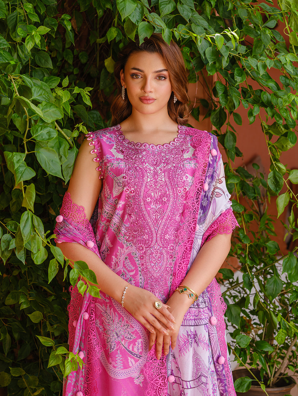 Jade | Cambric 25 | URBANE EMBROIDERED CAMBRIC 25 PK - by Libasekhas UK - Registered Vendor of : Jade - 100% Original Designer Dress