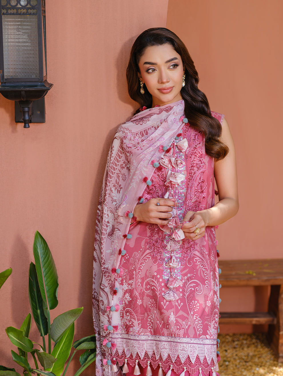 Jade | Cambric 25 | URBANE EMBROIDERED CAMBRIC 25 MUL - by Libasekhas UK - Registered Vendor of : Jade - 100% Original Designer Dress