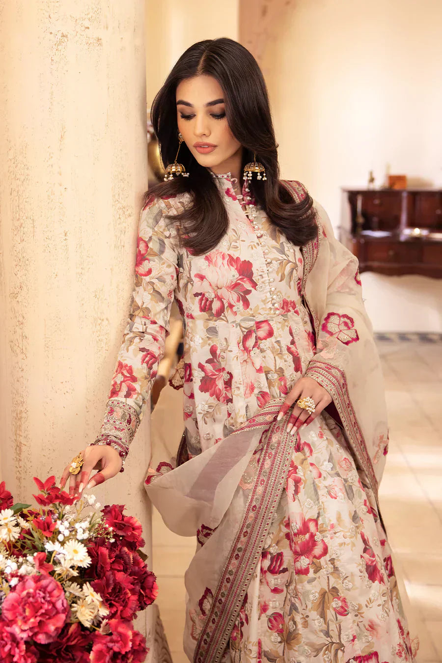 Iznik | Nani Ka Ghar | NKG-05 - by - Libasekhas UK - Registered Vendor of : Iznik - 100% Original Designer Dresss