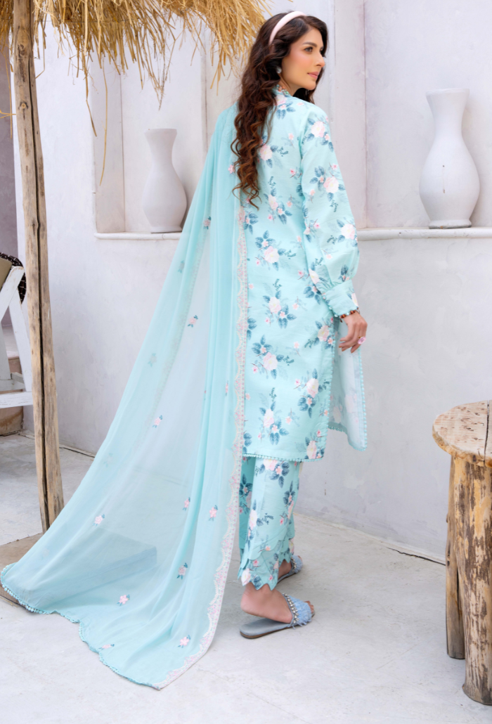 Humdum | Gardenia Lawn 24 | PLG 3 - D04 - by - Libasekhas UK - Registered Vendor of : HumDum - 100% Original Designer Dresss