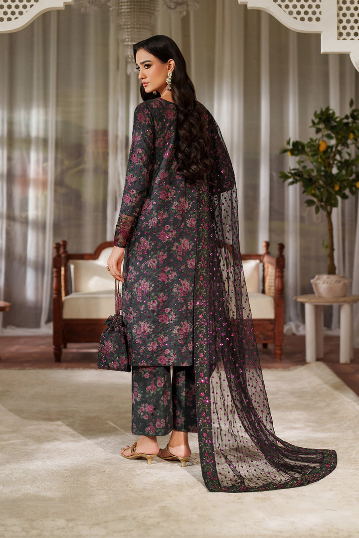 Iznik | Printed Formals | UE-537 - by Libasekhas UK - Registered Vendor of : Iznik - 100% Original Designer Dress