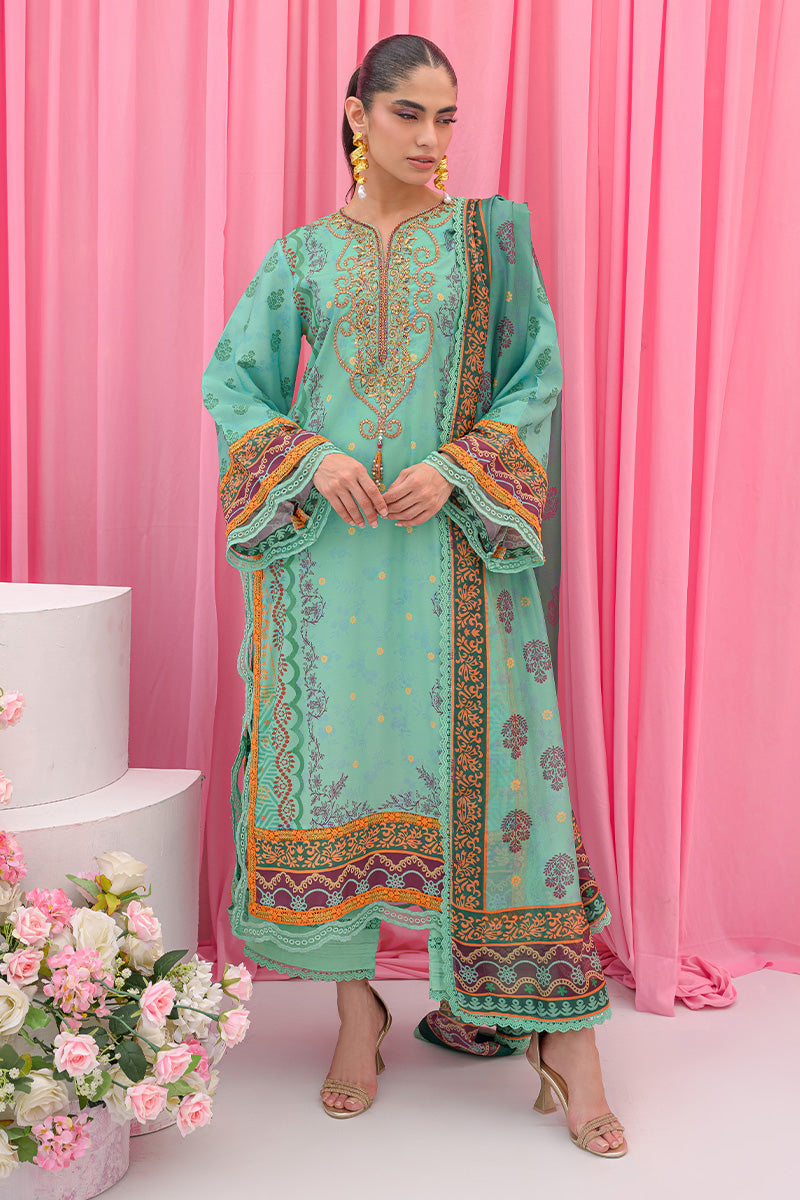 Chic Ophicial | The Maison Duo | Mint Aura - by Libasekhas UK - Registered Vendor of : Chic Ophicial - 100% Original Designer Dress