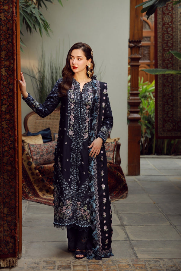 Maryam Hussain | Winter Shawl 25 | Roohi - by Libasekhas UK - Registered Vendor of : Maryam Hussain - 100% Original Designer Dress