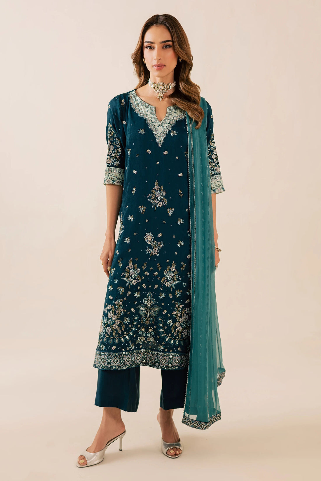 Nureh | Fancy Formal | NP-747 - by Libasekhas UK - Registered Vendor of : Nureh - 100% Original Designer Dress