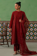 Cross Stitch | Mahiri Embroidered Collection | ROSE FLORINE - by - Libasekhas UK - Registered Vendor of : Cross Stitch - 100% Original Designer Dresss