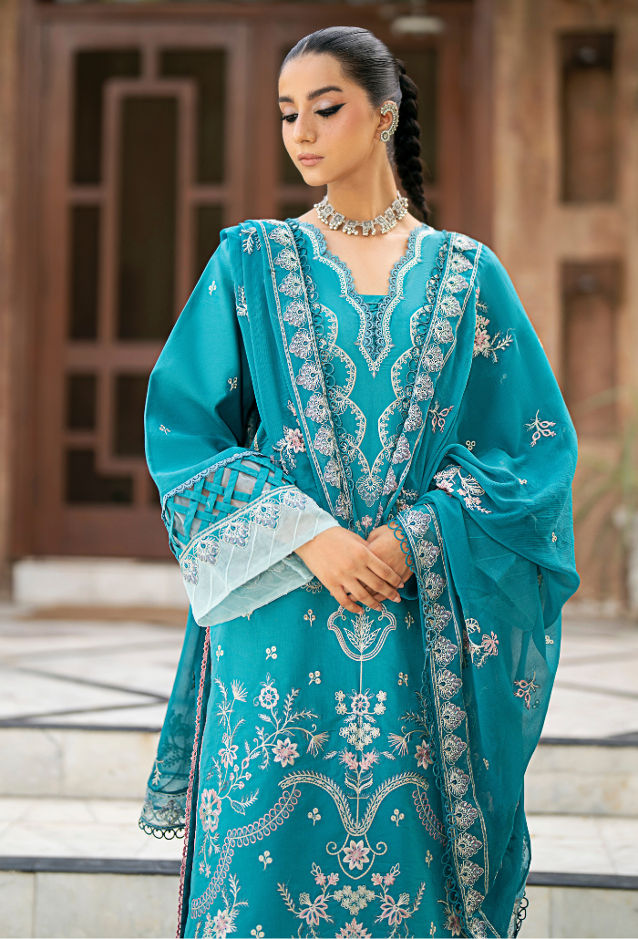 Humdum | Selin Lawn 25 | Selin - D01 - by - Libasekhas UK - Registered Vendor of : Humdum - 100% Original Designer Dresss