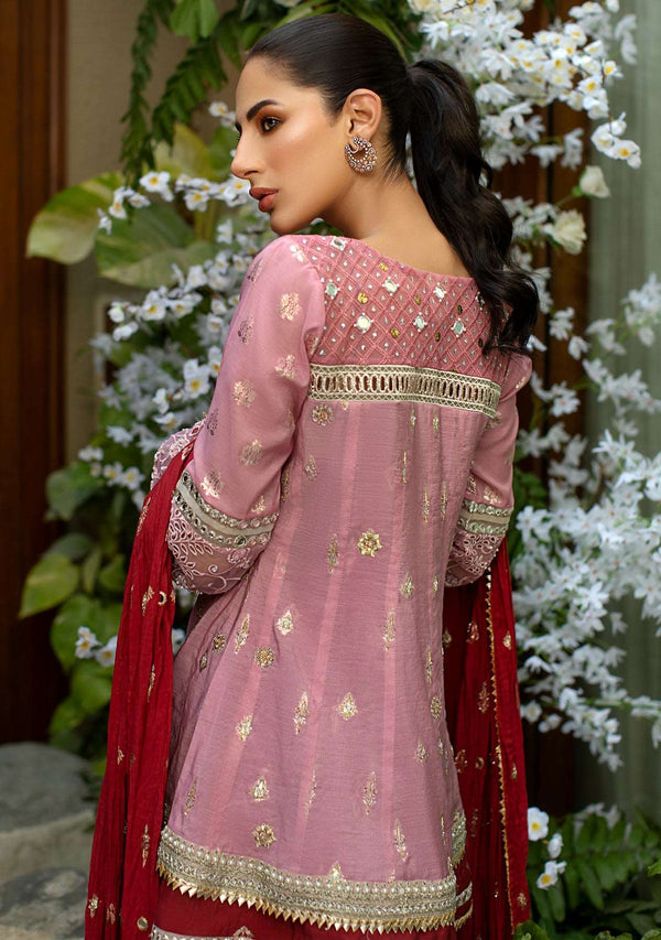 Layla Chatoor | Luxury Pret | Peplum Angrakha Top - by Libasekhas UK - Registered Vendor of : Layla Chatoor - 100% Original Designer Dress
