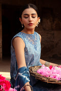 Cross Stitch | Premium Lawn 24 | BLUE SAND - by - Libasekhas UK - Registered Vendor of : Cross Stitch - 100% Original Designer Dresss