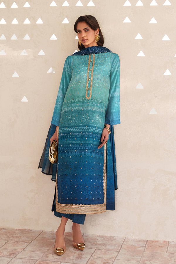 Baroque | Luxury Pret Summer | UF-4400 - by Libasekhas UK - Registered Vendor of : Baroque - 100% Original Designer Dress