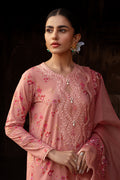 Cross Stitch | Premium Lawn 24 | APRICOT CHARM - by - Libasekhas UK - Registered Vendor of : Cross Stitch - 100% Original Designer Dresss