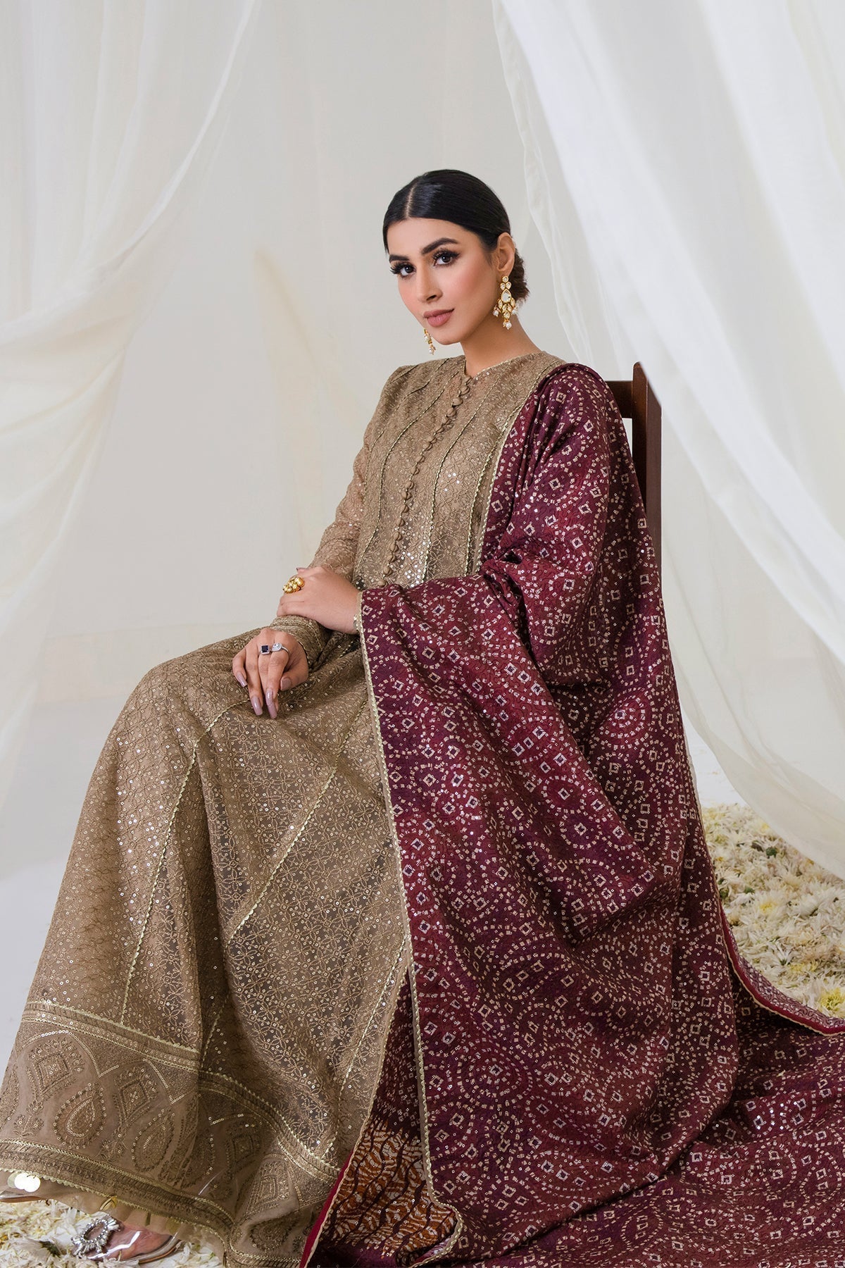 Jazmin | Embroidered Collection | HAZEL HYPE - by - Libasekhas UK - Registered Vendor of : Jazmin - 100% Original Designer Dresss