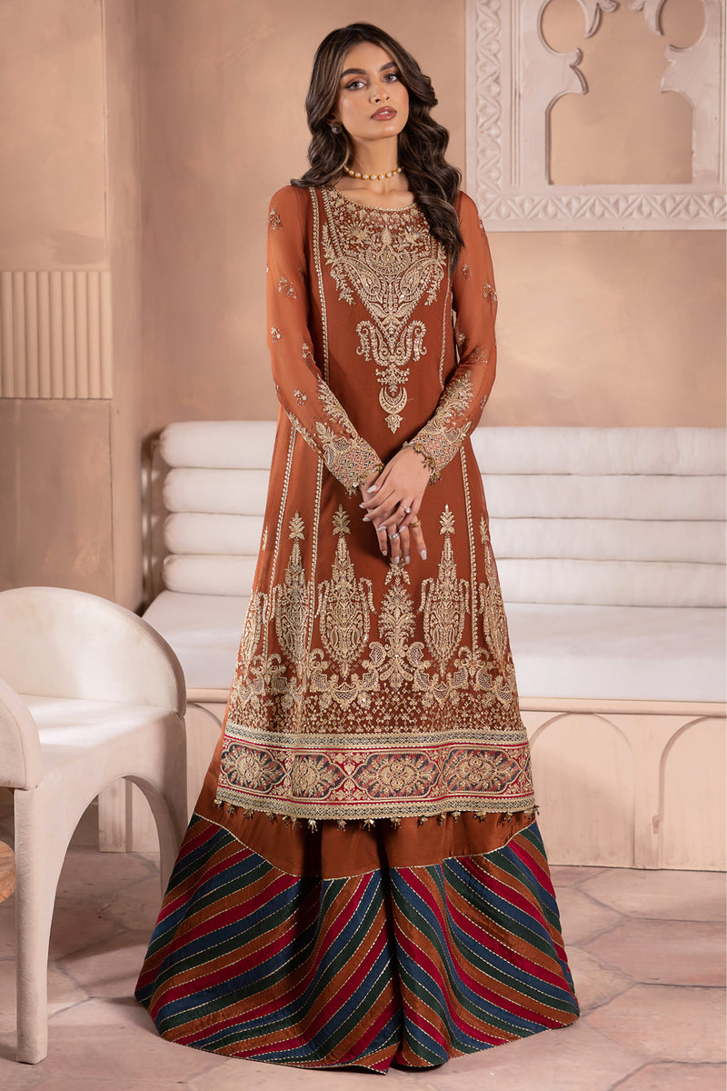 Jazmin | Formals Collection | CHIFFON UC-3040 - by - Libasekhas UK - Registered Vendor of : Jazmin - 100% Original Designer Dresss