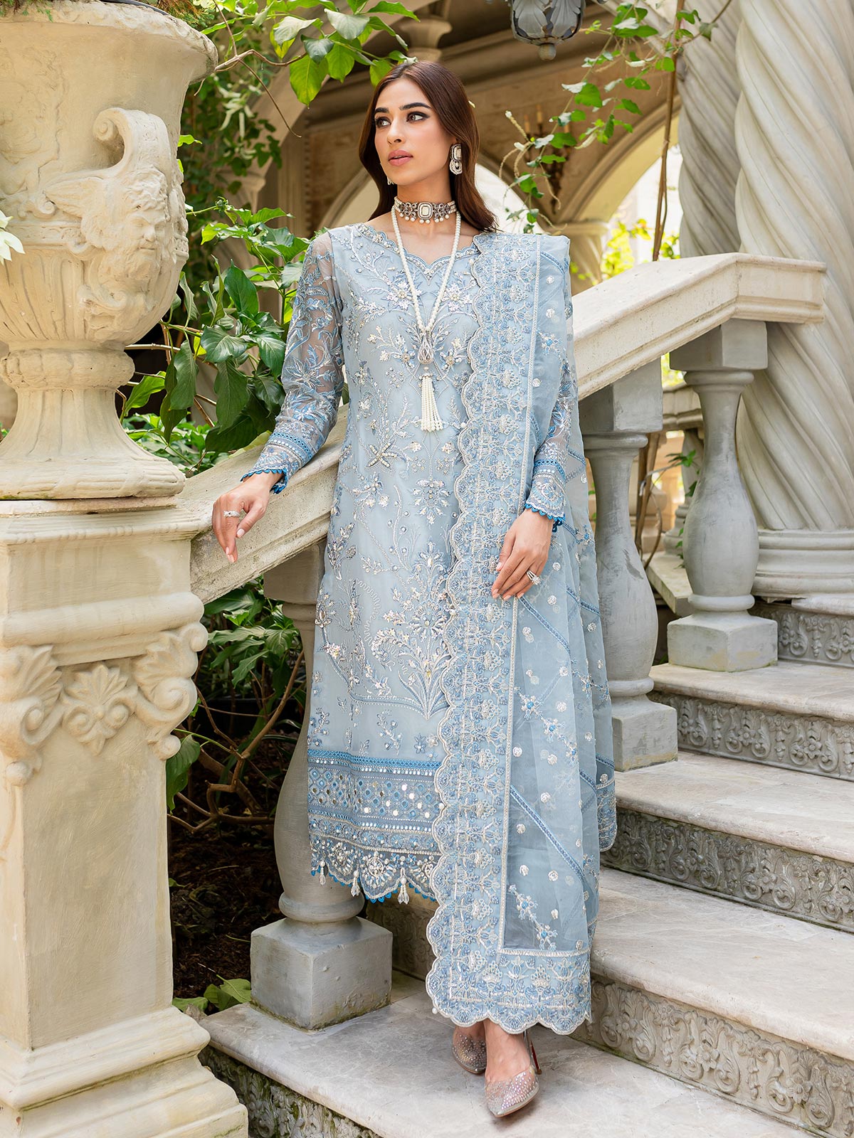 Gulaal | Luxury Pret | ESTIRAH GL-LP-V1-02 - by - Libasekhas UK - Registered Vendor of : Gulaal - 100% Original Designer Dresss