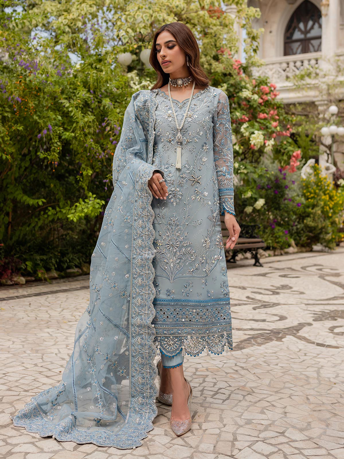 Gulaal | Luxury Pret | ESTIRAH GL-LP-V1-02 - by - Libasekhas UK - Registered Vendor of : Gulaal - 100% Original Designer Dresss