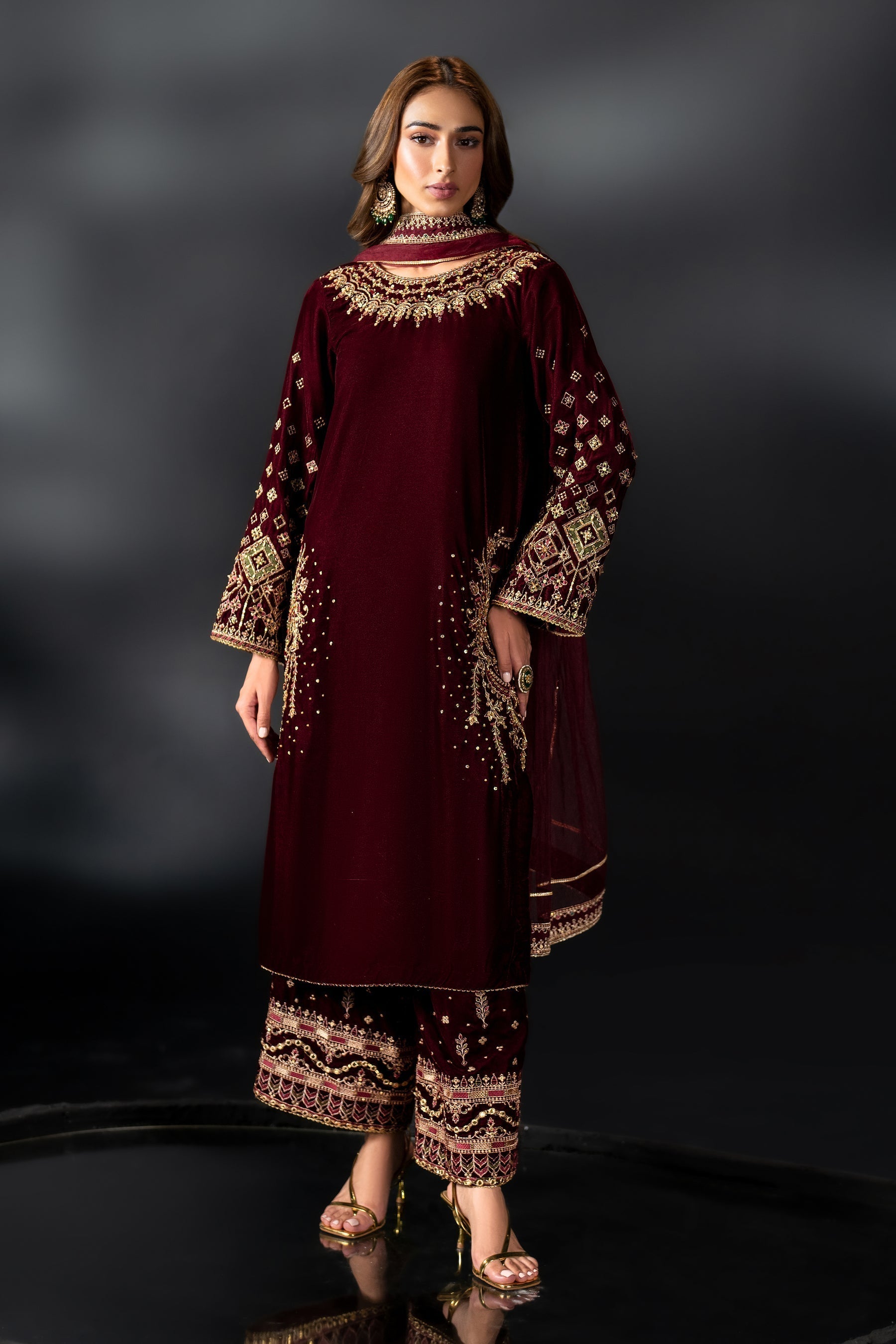 Naqshi | Makhmal 24 | MAHYM - by - Libasekhas UK - Registered Vendor of : Naqshi - 100% Original Designer Dresss