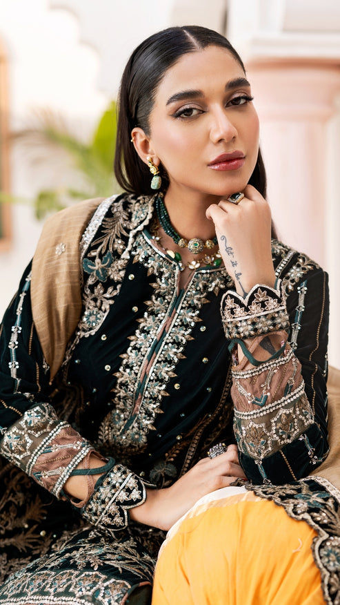 Zebtan | Andaz e Makhmal | ZAM-05 - by - Libasekhas UK - Registered Vendor of : Zebtan - 100% Original Designer Dresss